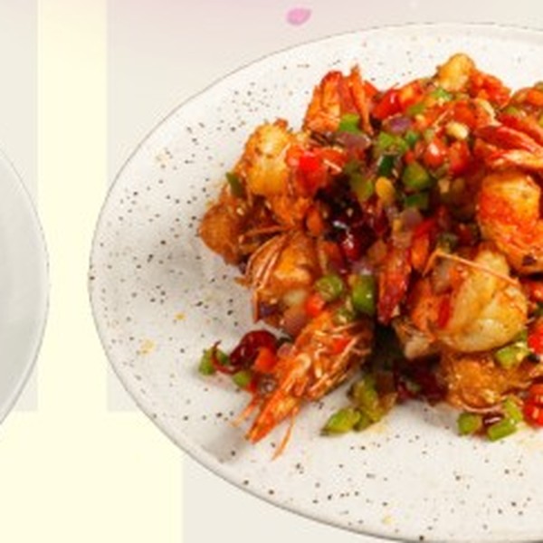 Salt and pepper prawns
